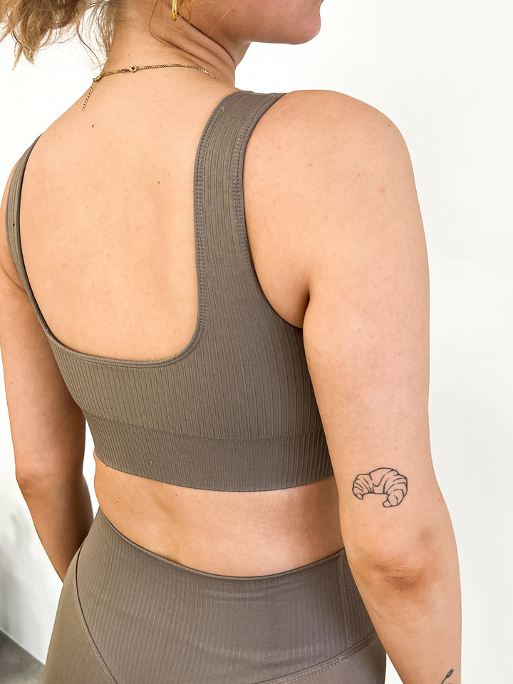 BM Seamless Sports Bra Dark Brown