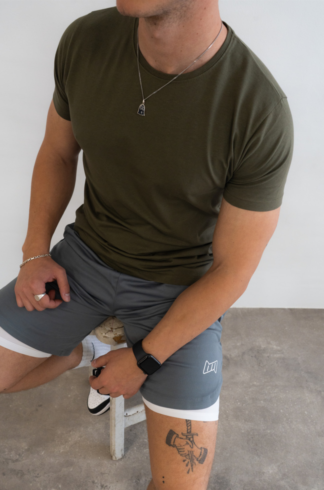 Mens Premium Tee Army Green