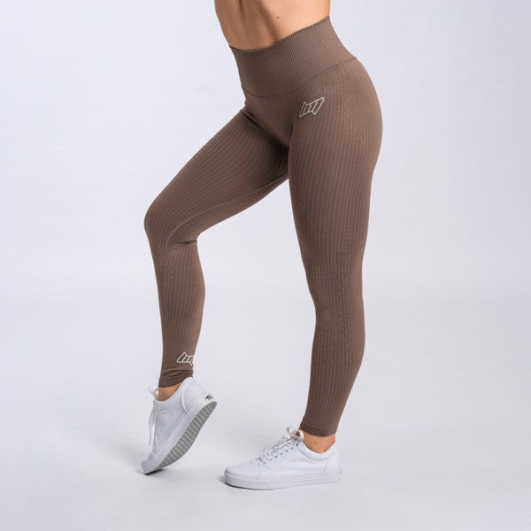 BM Seamless High Waist Tights - Dark Brown