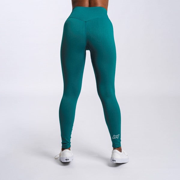 BM Seamless High Waist Tights - Jungle Green